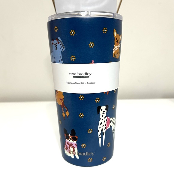 Vera Bradley Other - Vera Bradley Bark 20 ounces Double Walled Stainless‎ Steel Tumbler